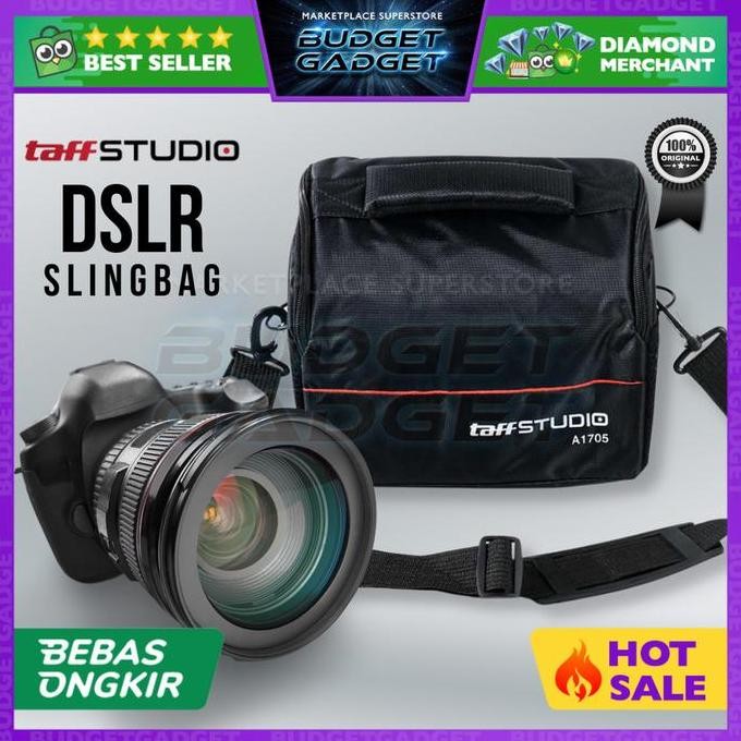 tersedia tas selempang kamera dslr canon nikon eos original