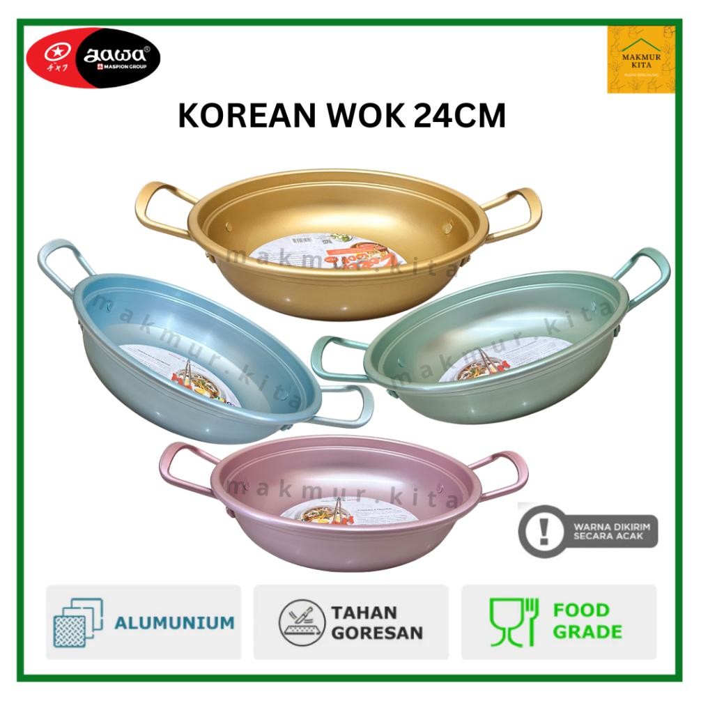 Trend - Wajan Penggorengan 26 28 30 32 35 38 41 46 50cm Aluminium Global Eagle / Wajan Aluminium Jaw