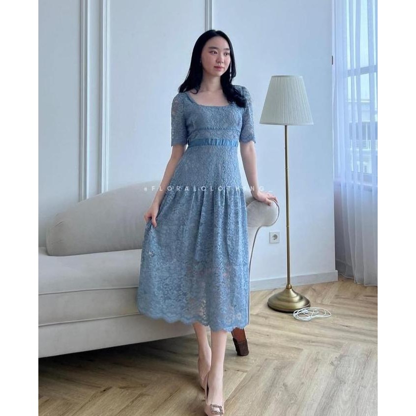 Sexy Bodycon Dress Brokat Pesta Victory Crystal Dress Natal dan Kondangan Long Gaun Pesta Simple Ele