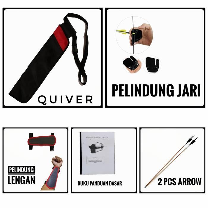 Busur Panah R40 Dewasa Full Set Original Dan Terpercaya