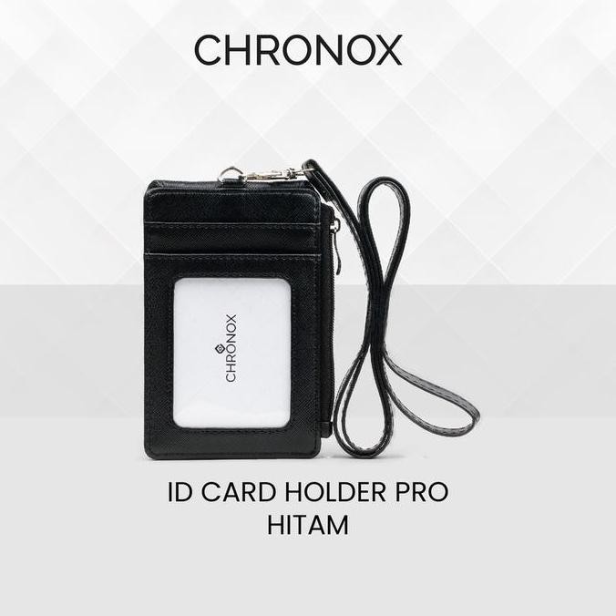 

Sale Chronox Lanyard Pro Id Card Holder Saffiano Fiber Pria Wanita (Gantungan Kartu)