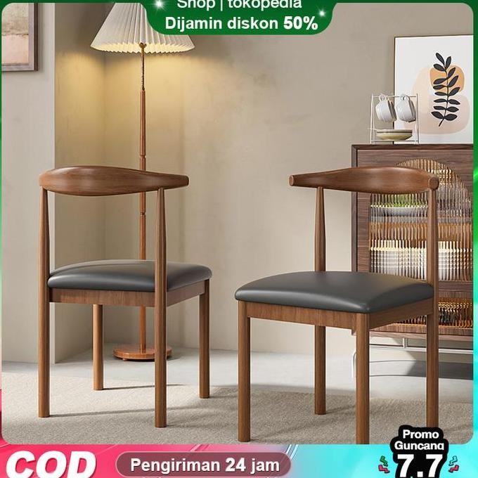 [AK]KURSI MAKAN KAYU KURSI KANTOR KURSI BELAJAR KURSI KAFE KURSI LUAR RUANGAN KURSI BAR KURSI TANDUK