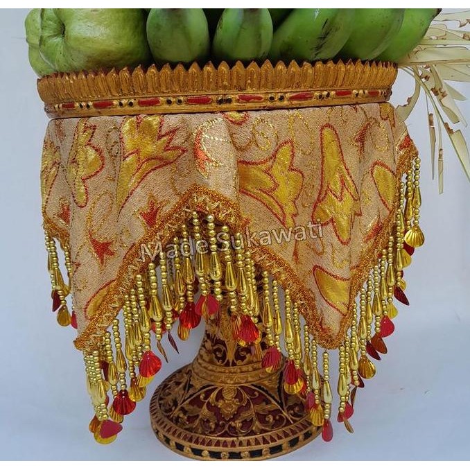 %%%%] Kain variasi untuk tatakan Dulang wanci kayu bali hanya kain