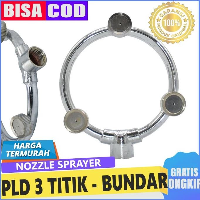 Nozzle Sprayer Super Kabut Halus - Nozzle PLD 3 Titik Model Melingkar