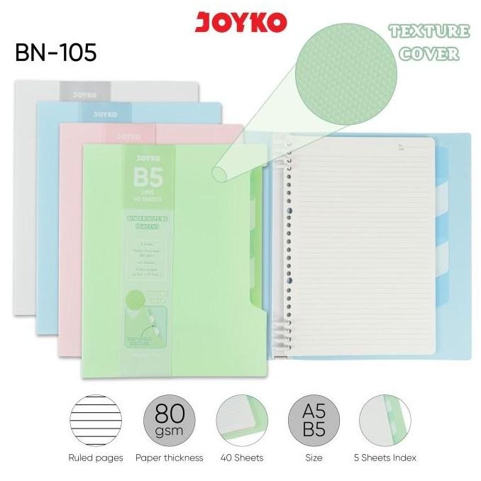 

Sale Binder Note Joyko Bn-105 A5~B5