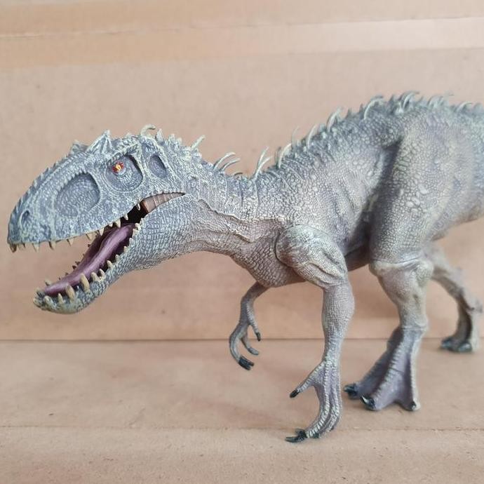 Figure indominus rex dinosaurus besar PVC hard rubber as