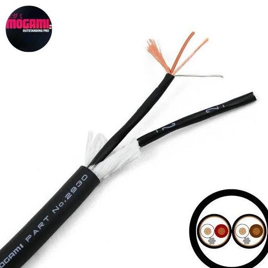 READY KABEL MOGAMI 2930 AUDIO SNAKE ISI 2 - HITAM ORIGINAL STUDIO