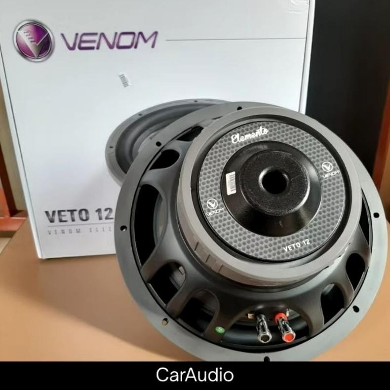 Terlaris Subwoofer 12 Inch Venom Elemento Veto 12 / Subwoofer Mobil