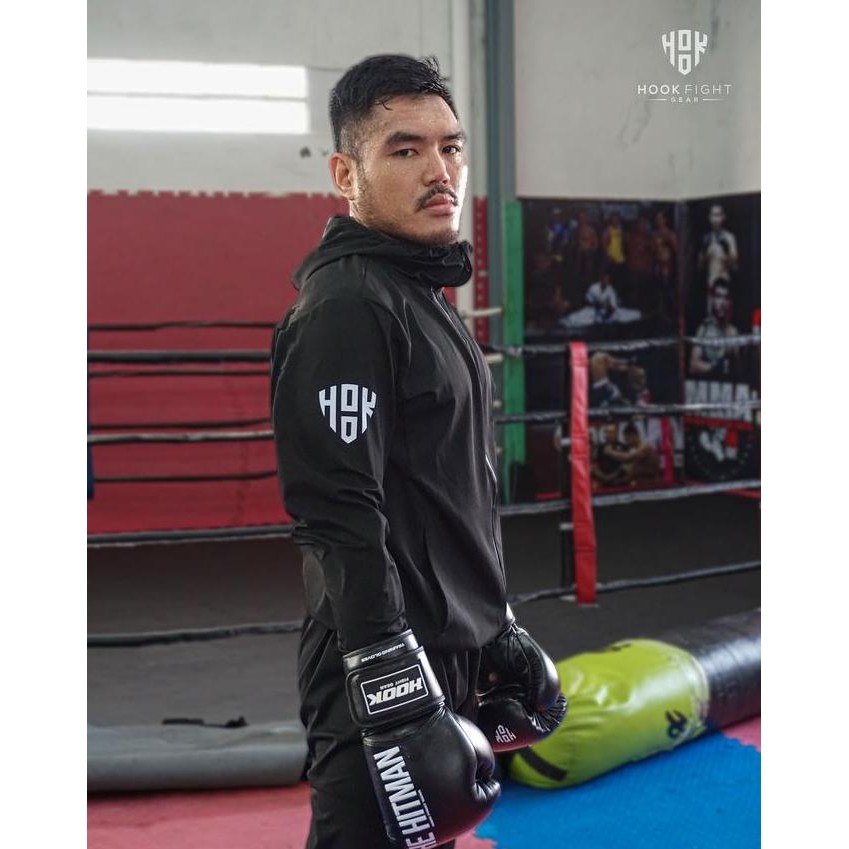 Jaket Sauna Suit Olahraga Baju Jas Pembakar Lemak Elastis Hook