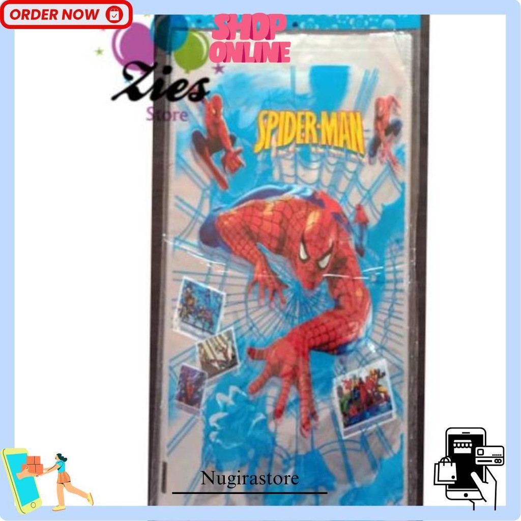 

Plastik Snack Ulang Tahun / Plastik Kado / Plastik Souvenir Spiderman Terlaris