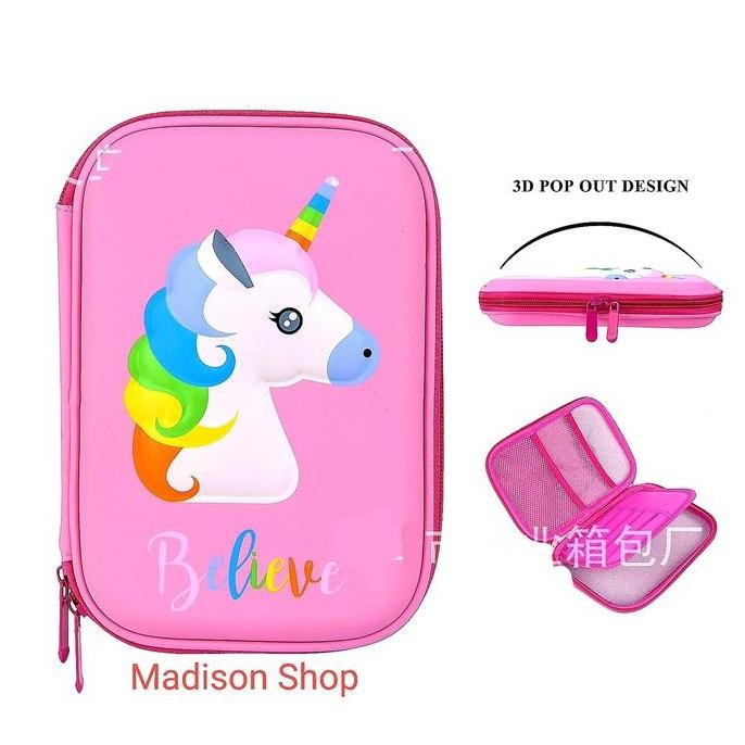 

original pencil case unicorn smiggle dinosaur - tempat pensil lucu kado ulang tahun anak
