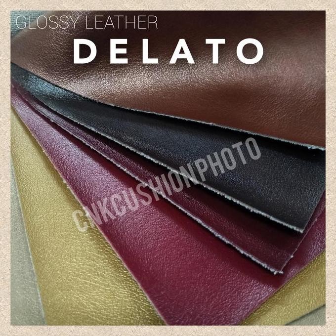 READY KAIN KULIT SINTETIS DELATO OSCAR GLOSSY SOFA JOK TEBAL MENGKILAP