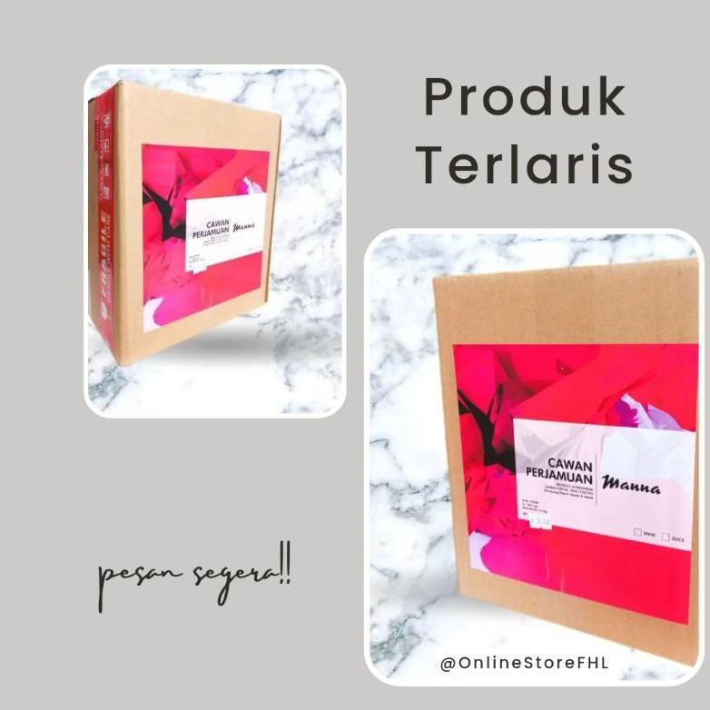 

Promoo!! Roti Anggur Perjamuan Kudus Ayat isi CB200 merk Manna