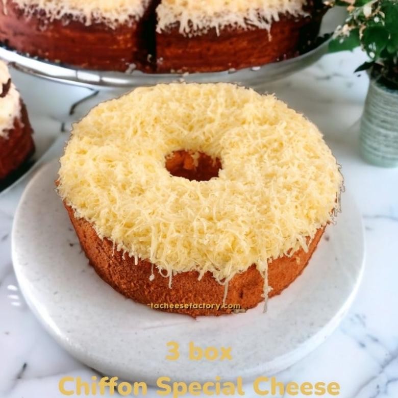 

Promoo!! Paket 3 BOX Chiffon Special Cheese by Jakarta Cheese Factory