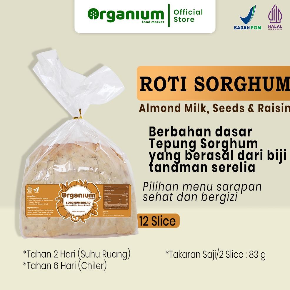 

Promoo!! Organium Roti Sorgum , Roti Tawar Sorghum , Bread Sorghum - 500g