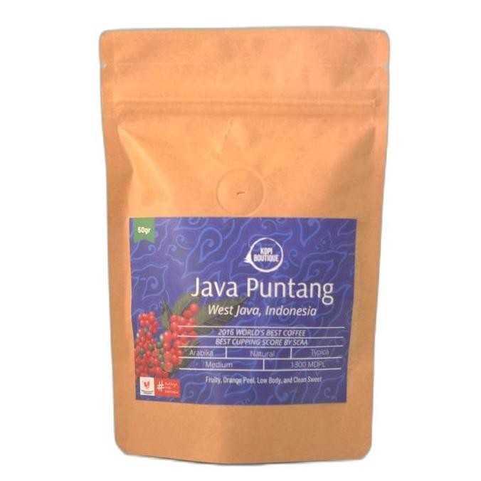 

original kopi arabika java puntang natural 50gr - biji bubuk kopi jawa barat