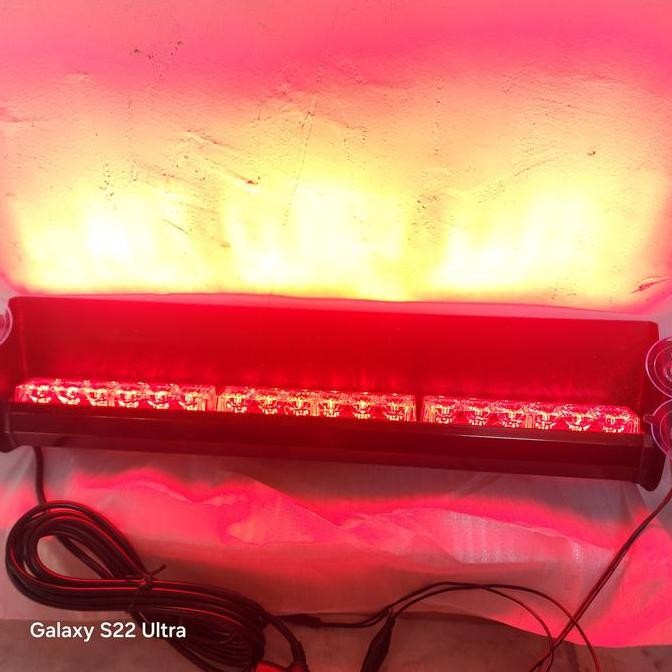 Strobo Dashboard Mobil VAMA 3 LED 3W Warna-Warni Lampu Polisi Strobo Kecil Termurah