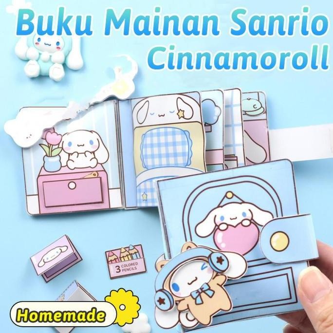 

Sanrio Kulomi Melody Cinnamoroll Bubble Sticker Buku Paper Doll Doudou Quiet Book Murah Tidak Perlu Dipotong Gadis Putri Dress Up 3D Sticker Set Stationery Hadiah