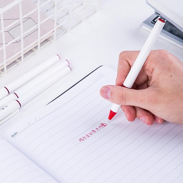 

Sp Deli Gel Pen / Pulpen Gel 0.5Mm Tinta Merah Desain Elegan Halus A55