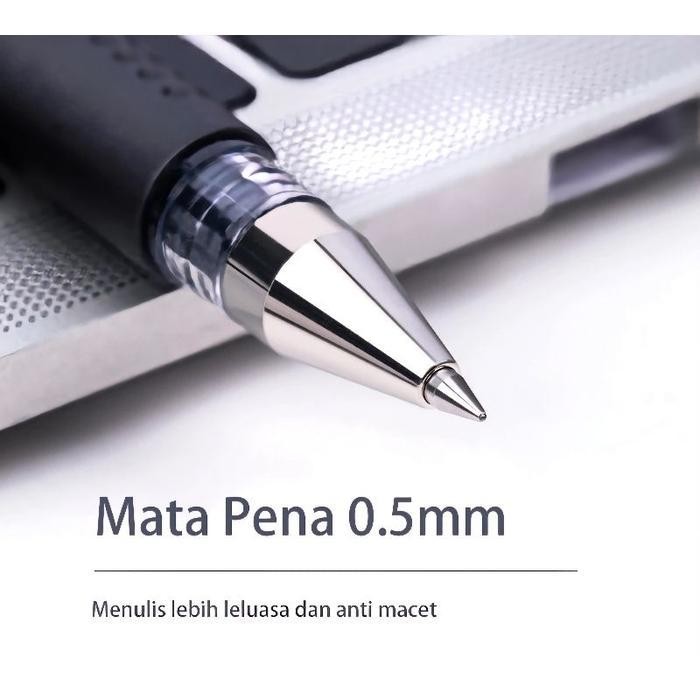 

Sp 50Pcs Pulpen Gel Hitam 0.5Mm Stationery Pena Tinta Gel Ink Pen |Alat Tulis Kantor / Sekolah Pulpen Murah