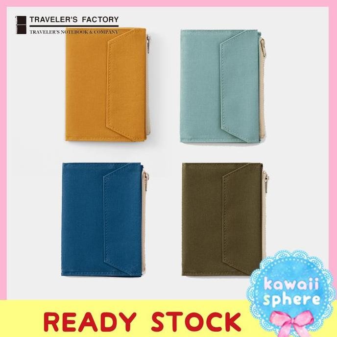 

Travelers Notebook Passport Size Papercloth Zipper | Paper Cloth Insert | Ready Stock