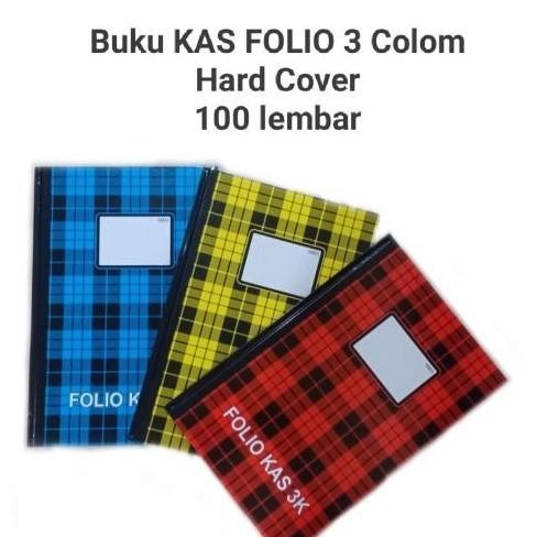 

Buku Kas Folio 3K 3 Kolom Hardcover Motif Random