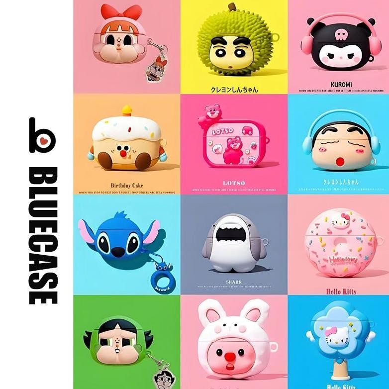 [PROMO KEMBAR] [COD] COD Headset Bluetooth PRO Earphone Bluetooth Lucu Case Kartun Airpods Bluetooth