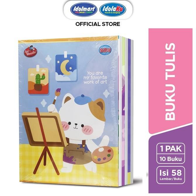 

Idolmart Buku Tulis Sidu Isi 58 Lembar Sinar Dunia 1 Pack Isi 10 Buku