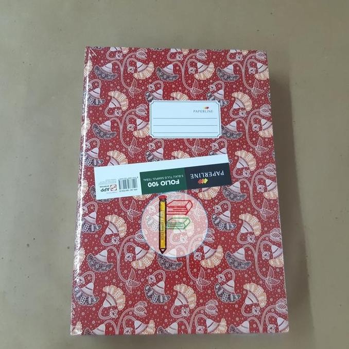 

Buku Tulis Hard Cover Paperline 100 Lembar Per Pack 5 Buku