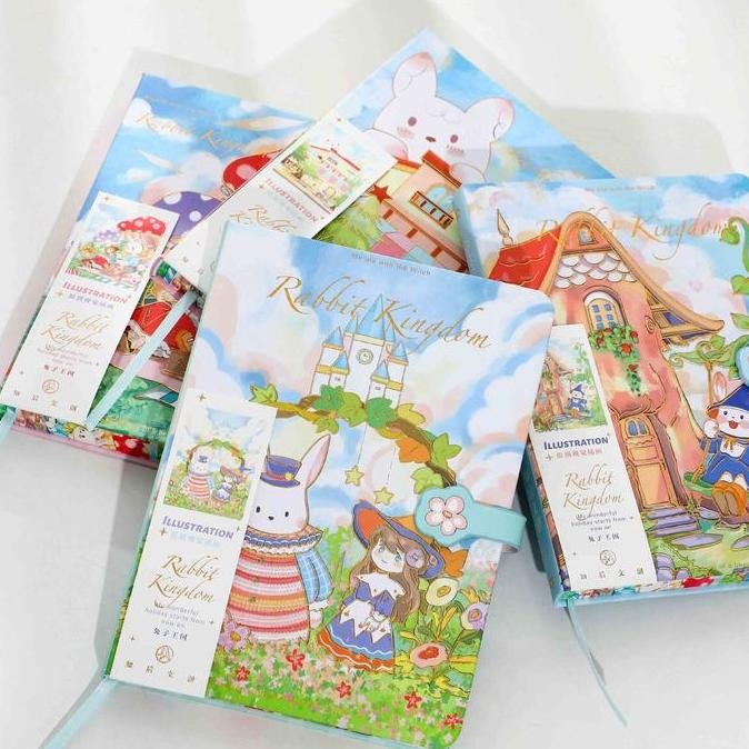 

Diary / Notebook Rabbit Kingdom / Agenda Lucu Import
