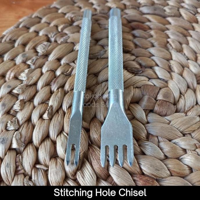 '+'+'+'+] Stitching Hole Punch Chisel Diamond 4mm Leather Tools