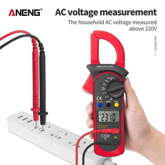 Aneng Digital Multimeter Voltage Tester Temperature - St202