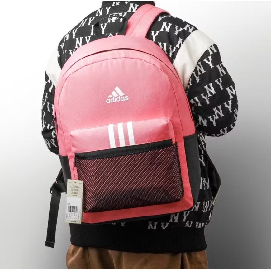 TAS RANSEL ADIDAS STRAP BASIC ORIGINAL PINK BLACK GREY BACKPACK / TAS RANSEL ADIDAS FULL SET / TAS R