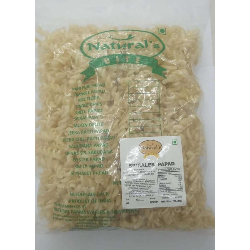 

_^_^_^] Natural Spirales Papad 1 kg