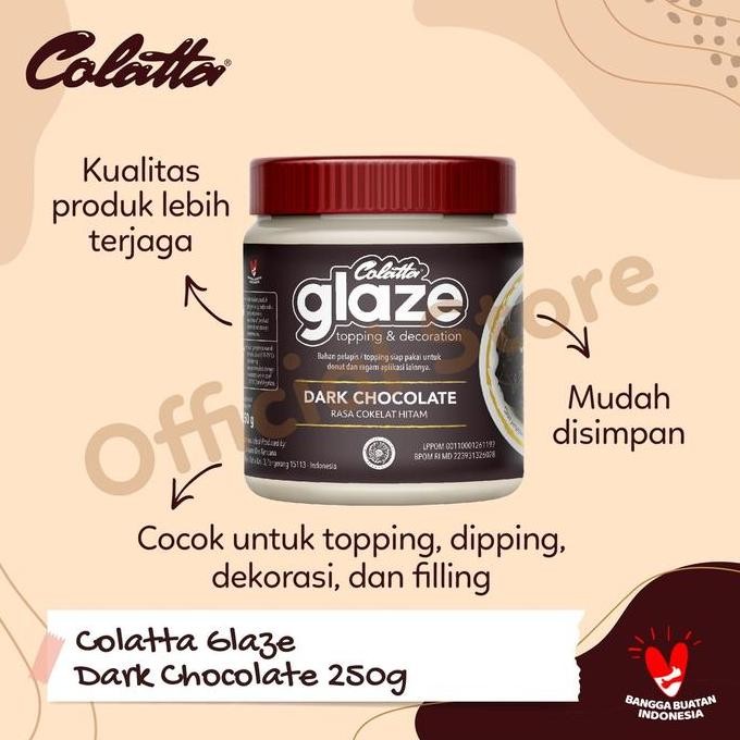 

Produk Terbaik] Colatta Glaze Topping Donat 250gr