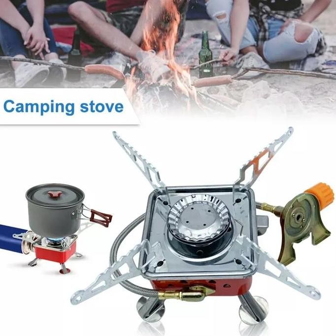 Kompor Camping Gas Portable Pakai Selang Kompor Gas Gunung Alat Masak