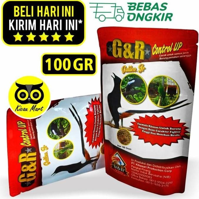 ><><><] Pakan burung murai kacer cucak voer g&r control up multivitamin burung