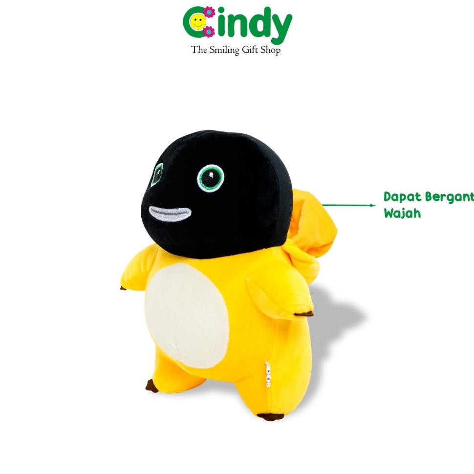 Cindy Boneka Dino Nailong Bla Head Dino Nalong Muka Gosong Dino Nalong Kepala Hitam Cbk2756