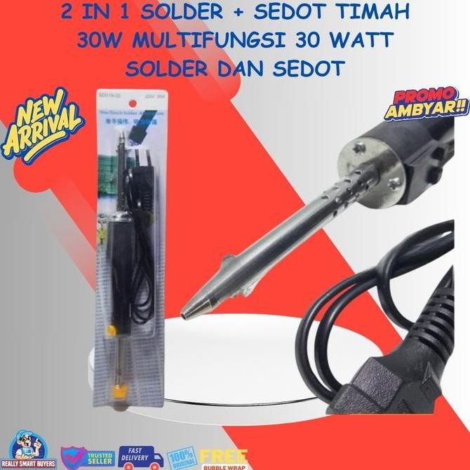 Solder 2in1 Sedotan Timah Elektrik 2in1 30 Watt 220V Multifungsi