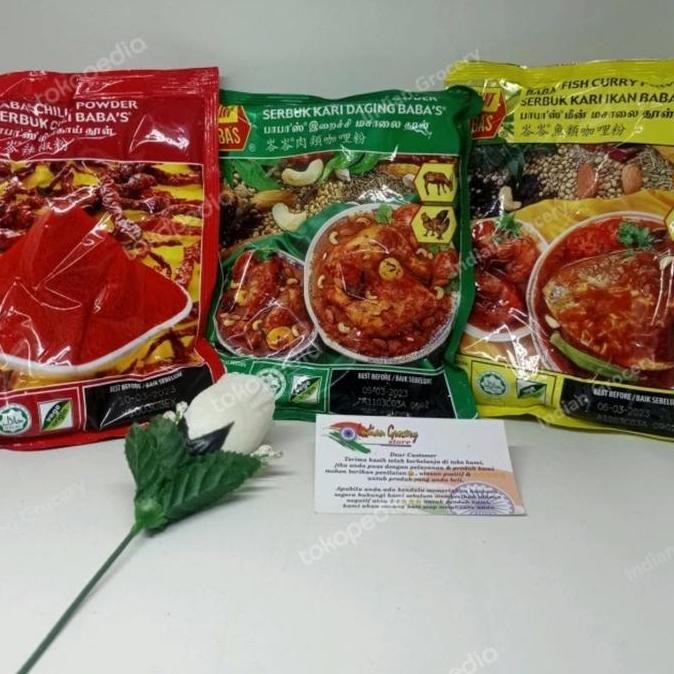 

>*>*>*>*] PAKET BUMBU BABAS 40 PCS (250 GRAM)