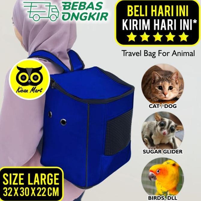 ] TAS RANSEL SEMPATI TAS HEWAN PET CARGO TAS KUCING BURUNG TSKTR