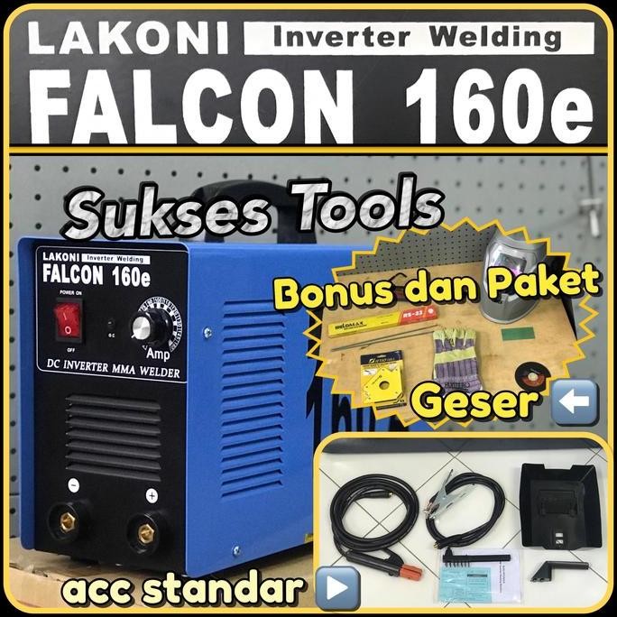Mesin Las Lakoni 160 Ampere Trafo Travo Las Falcon 160 E
