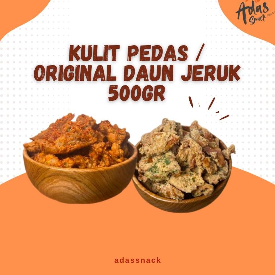 

Gr Kulit Krispi Pedas Daun Jeruk Adassna