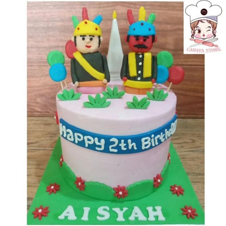 

Promoo!! Kue Ulang Tahun Ondel Ondel / Kue Ultah Ondel Ondel / Cake Ondel Ondel