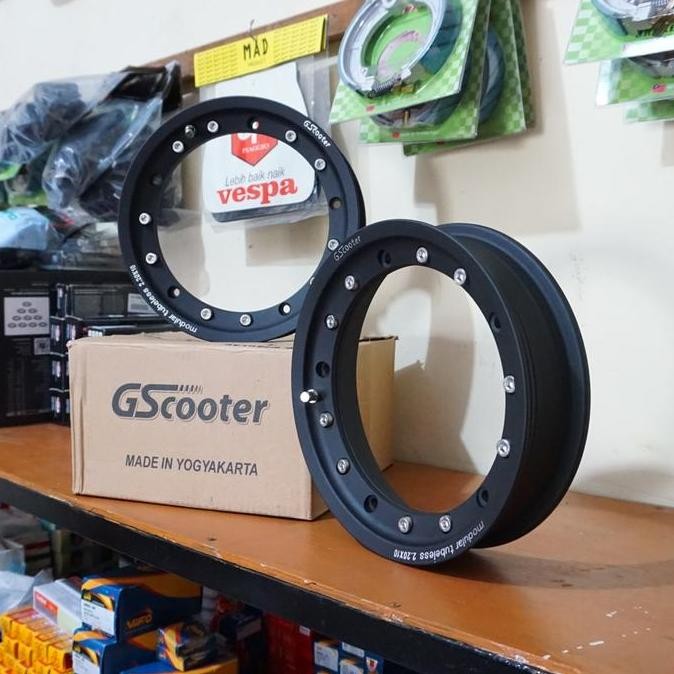 *:*:*:*:*] Velg Modular R10 GScooter Black Vespa Px Excel PTS PS Spartan Sprint