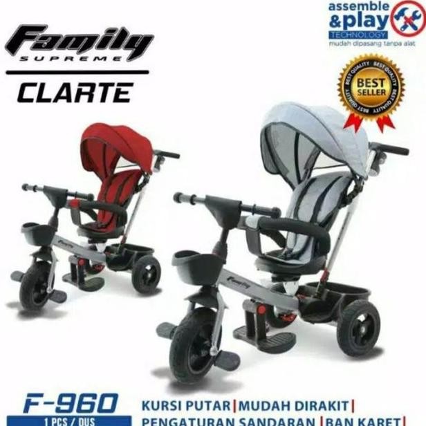 Sepeda Anak Roda 3 Famili Supreme F960 Clarte