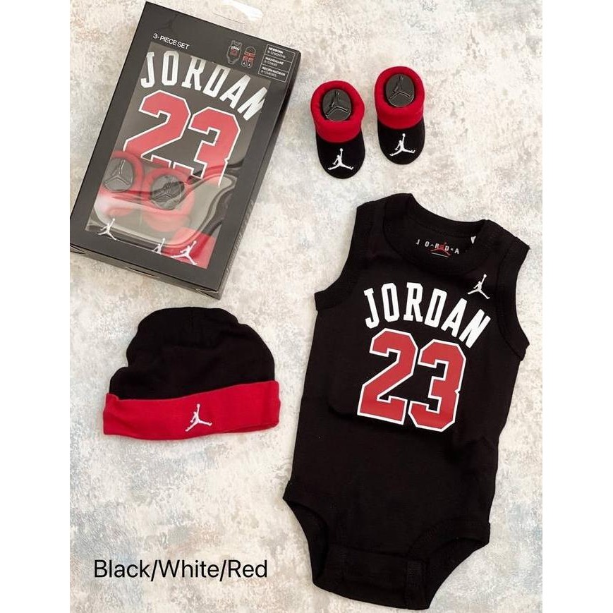 NIKE AIR JORDAN Baby gift set in 4 colors