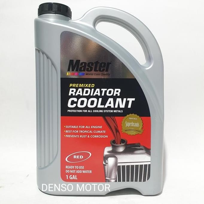Asli Air Radiator Master Premixed 1 Galon Coolant Mobil & Motor