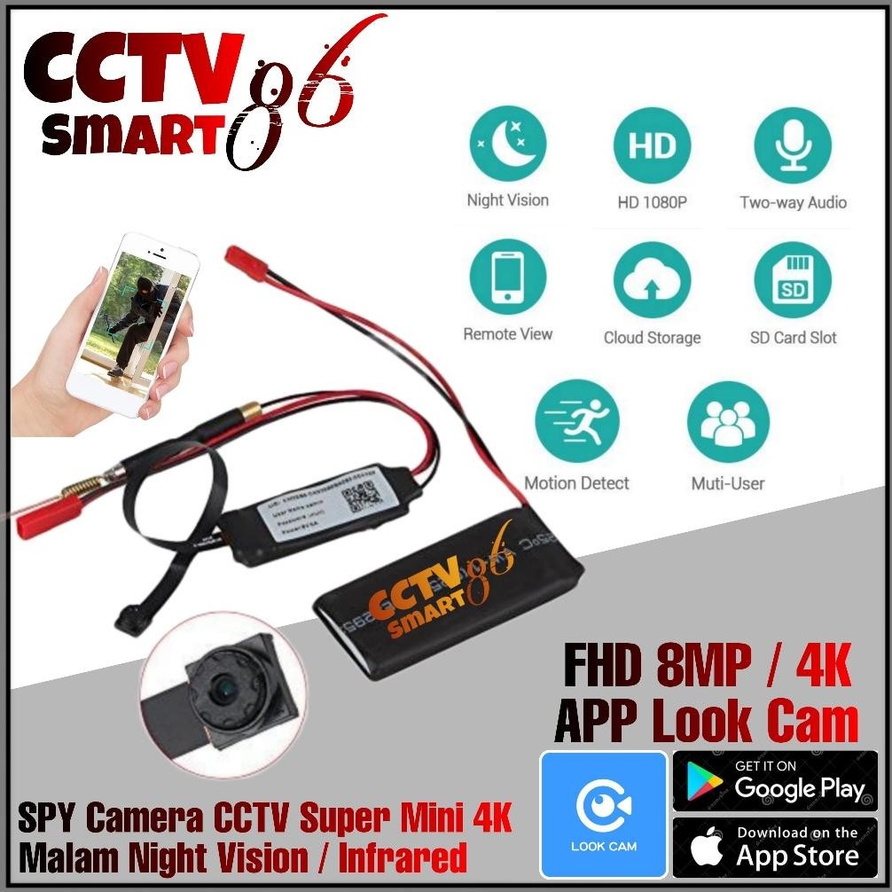 Terlaris Mini Spy Camera Wireless 1080P 4K Full Hd P2P Original - Spy Cam Kecil Wireless - Ip Jarum 