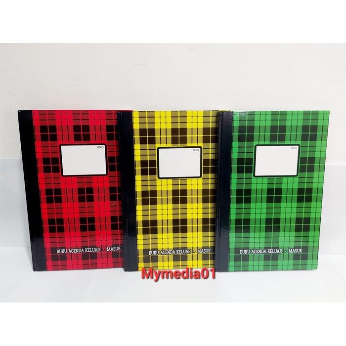 

SWG BUKU AGENDA KELUAR MASUK FOLIO HARD COVER KIKY 100 LEMBAR TERLARIS